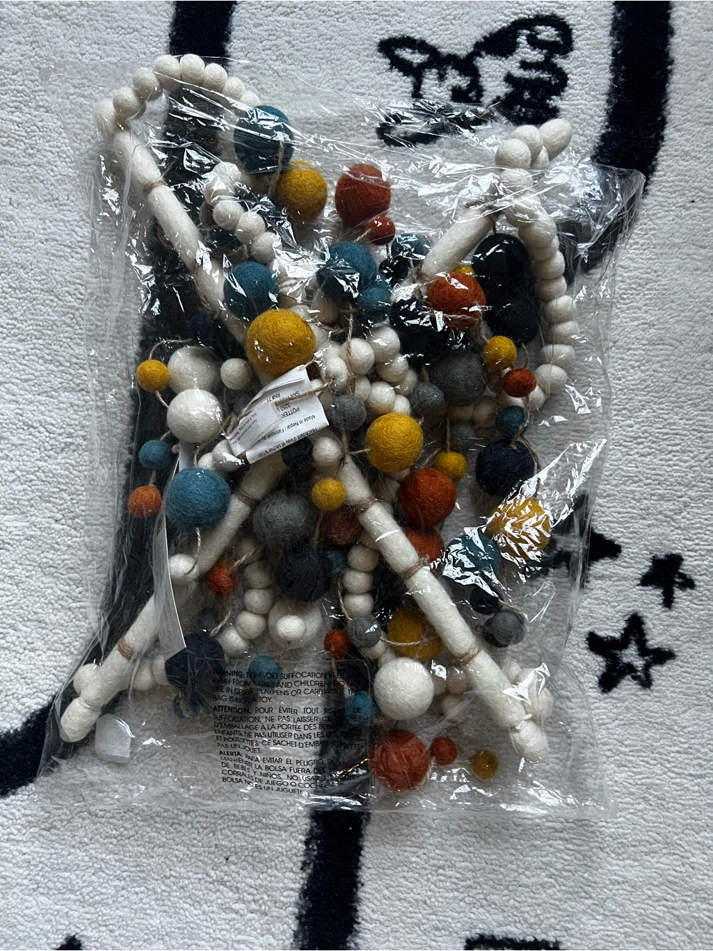 Nwt West Elm X Pbk Felted Pom-Pom Mobile — image 4 of 5